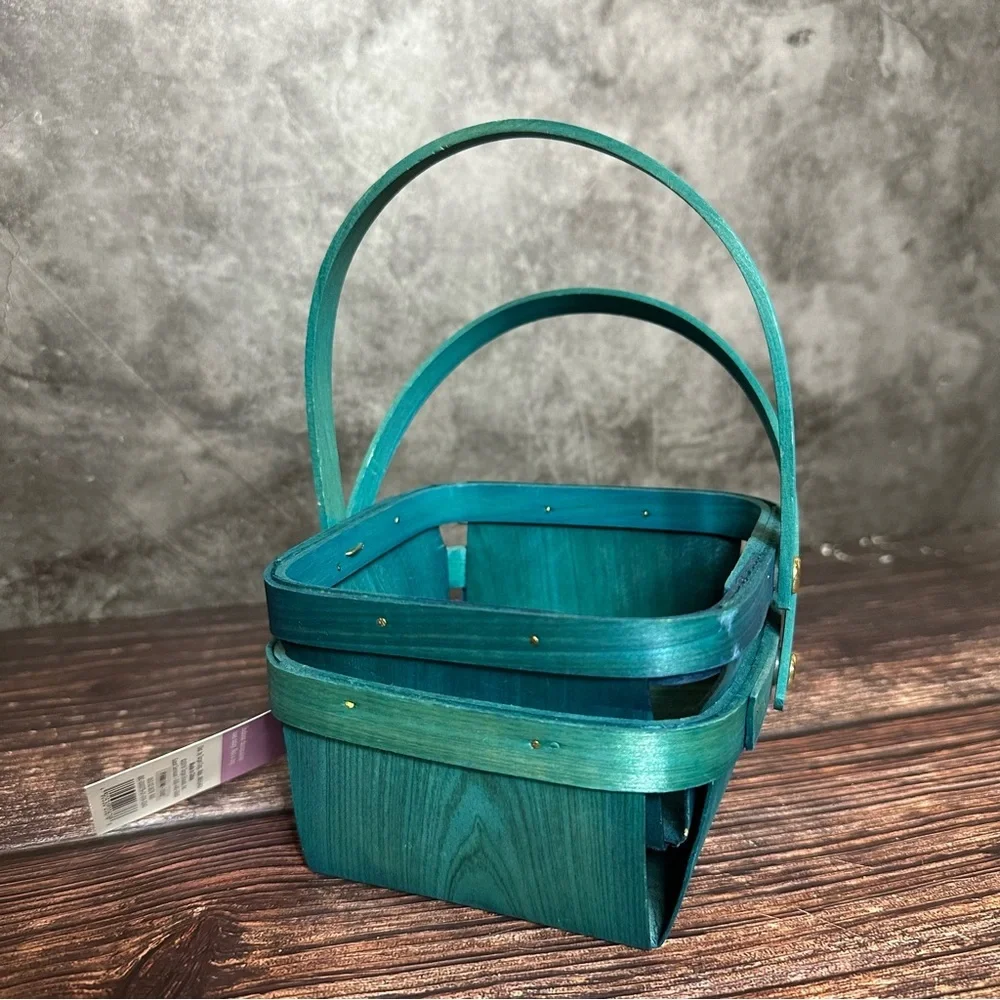 Sprtiz Set of 3 MIni Wodden Baskets with Handle